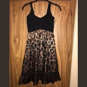 Bebe Leopard Dress